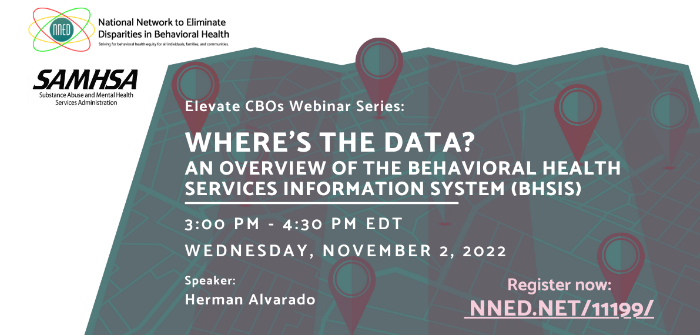 Elevate CBOs: Where’s the Data? An Overview of the Behavioral Health Services Information System